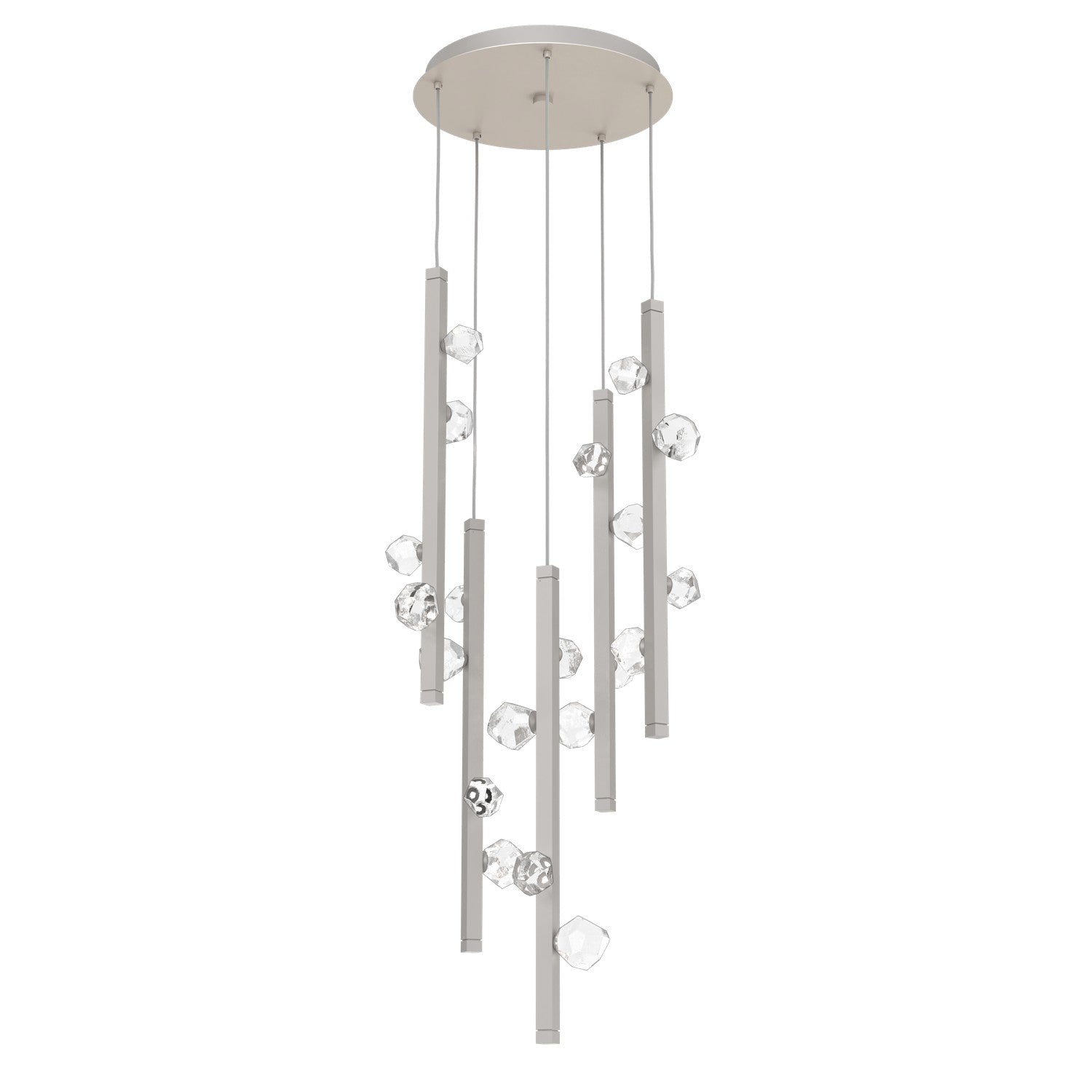 Hammerton Studio - CHB0070-05-BS-CZ-CA1-L3 - LED Pendant - Stella - Beige Silver