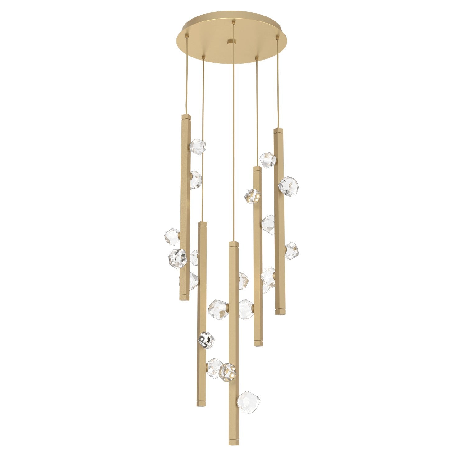 Hammerton Studio - CHB0070-05-GB-CZ-CA1-L3 - LED Pendant - Stella - Gilded Brass