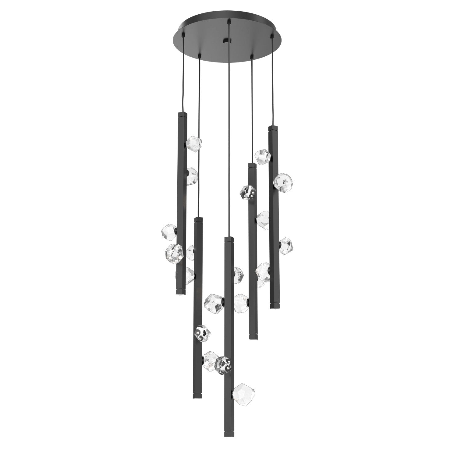 Hammerton Studio - CHB0070-05-MB-CZ-CA1-L3 - LED Pendant - Stella - Matte Black