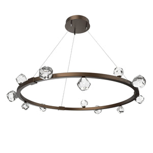 Hammerton Studio - CHB0070-40-FB-CZ-CA1-L3 - LED Chandelier - Stella - Flat Bronze