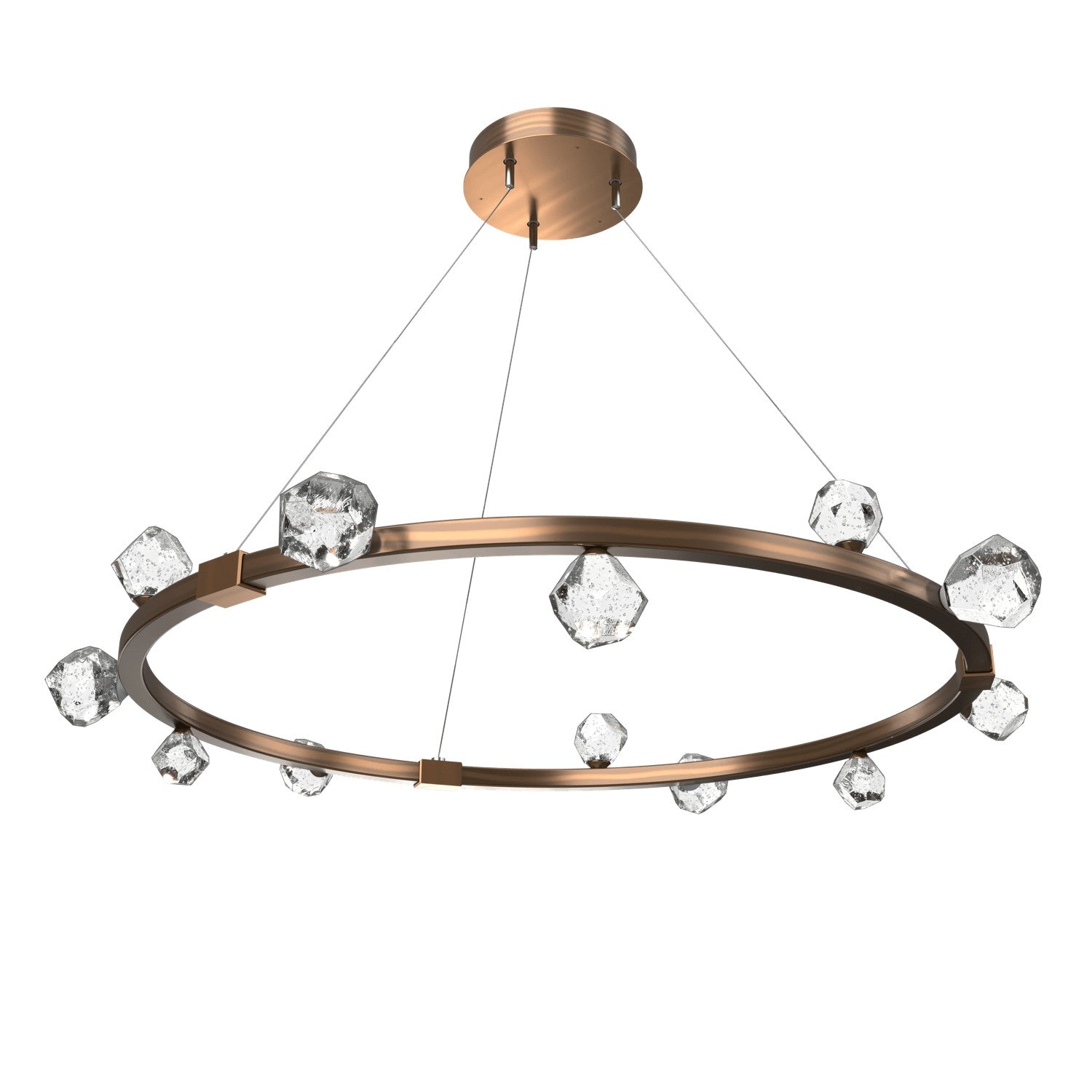 Hammerton Studio - CHB0070-40-RB-CZ-CA1-L3 - LED Chandelier - Stella - Oil Rubbed Bronze