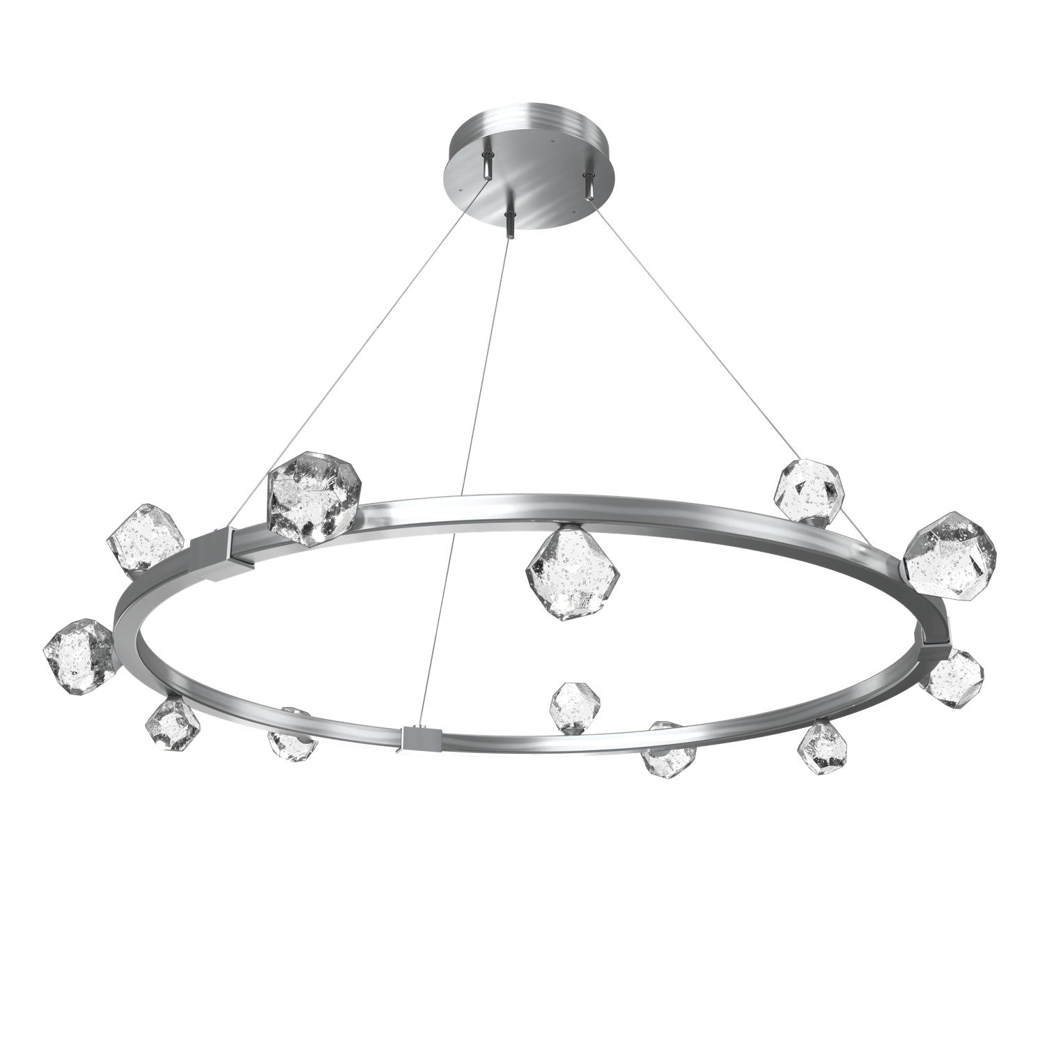 Hammerton Studio - CHB0070-40-SN-CZ-CA1-L3 - LED Chandelier - Stella - Satin Nickel