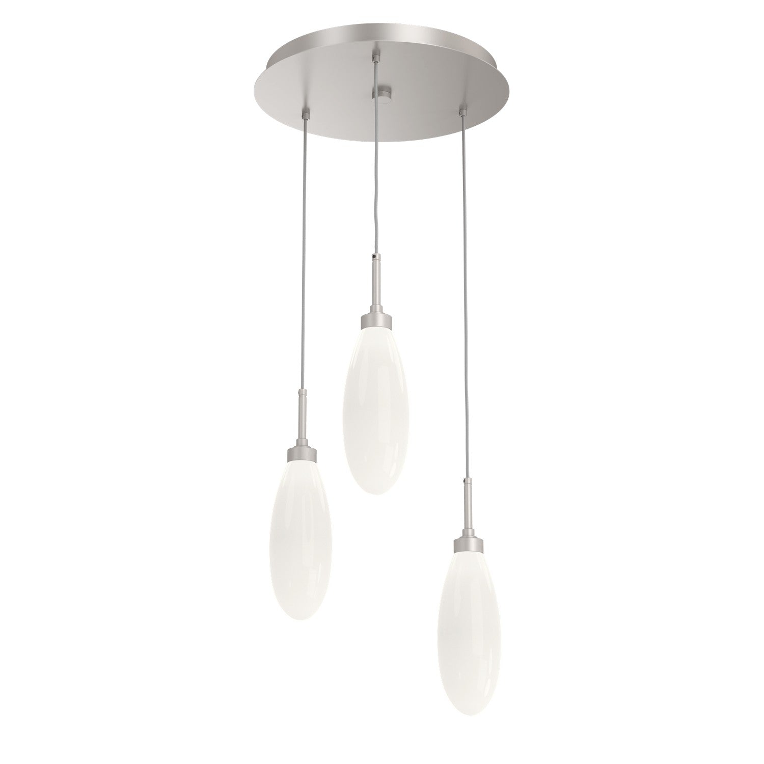 Hammerton Studio - CHB0071-03-BS-WL-C01-L3 - LED Pendant - Fiori - Beige Silver