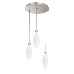 Hammerton Studio - CHB0071-03-BS-WL-C01-L3 - LED Pendant - Fiori - Beige Silver