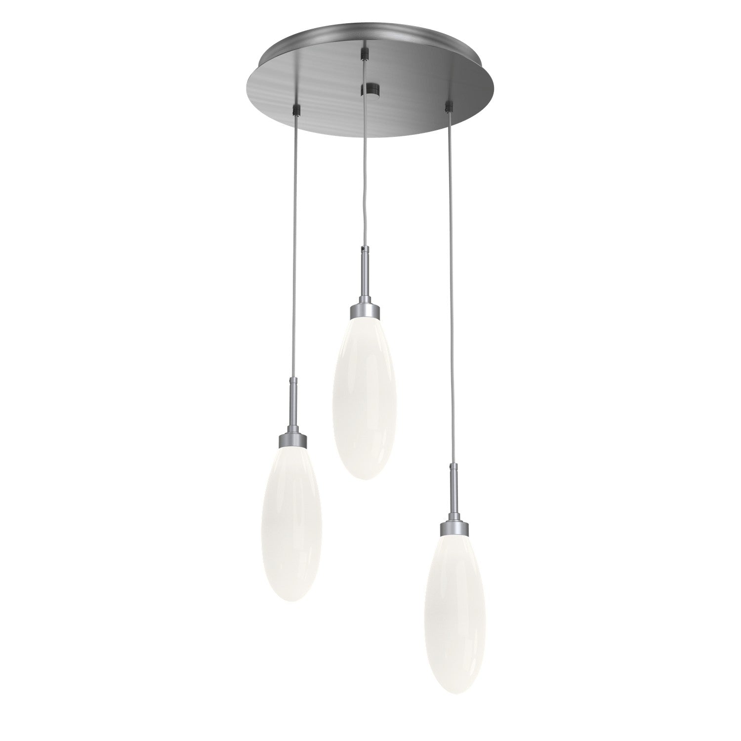 Hammerton Studio - CHB0071-03-GM-WL-C01-L3 - LED Pendant - Fiori - Gunmetal