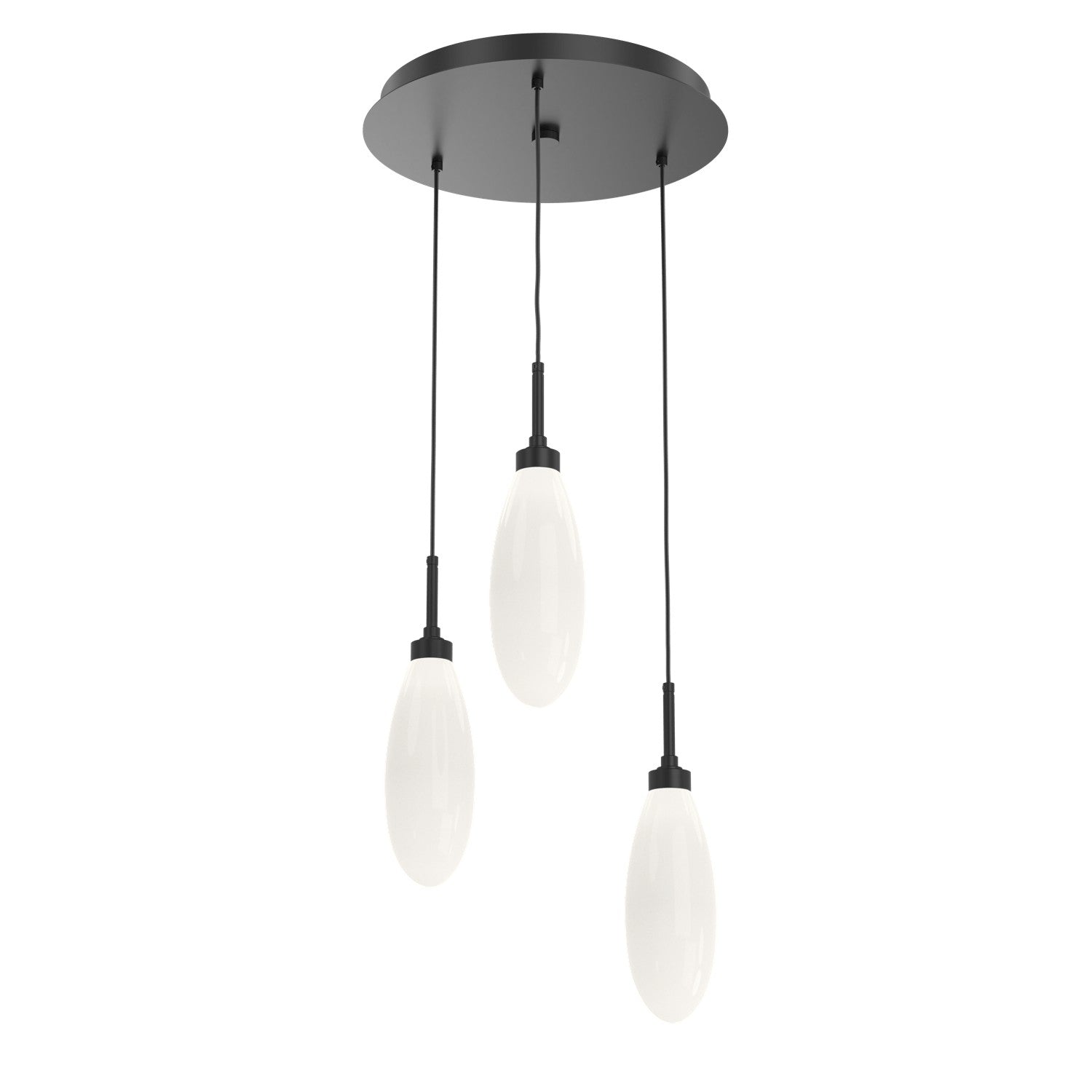 Hammerton Studio - CHB0071-03-MB-WL-C01-L3 - LED Pendant - Fiori - Matte Black