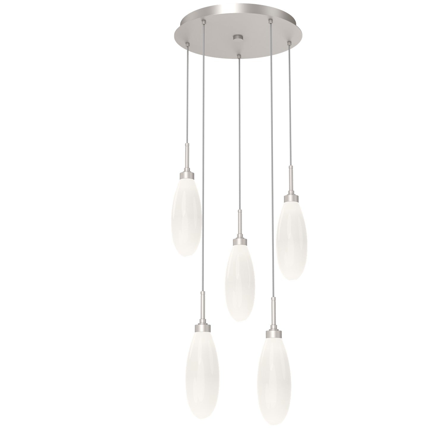 Hammerton Studio - CHB0071-05-BS-WL-C01-L3 - LED Pendant - Fiori - Beige Silver