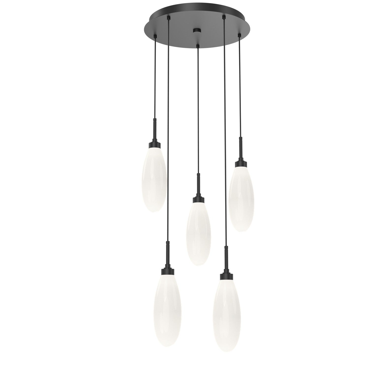 Hammerton Studio - CHB0071-05-MB-WL-C01-L3 - LED Pendant - Fiori - Matte Black