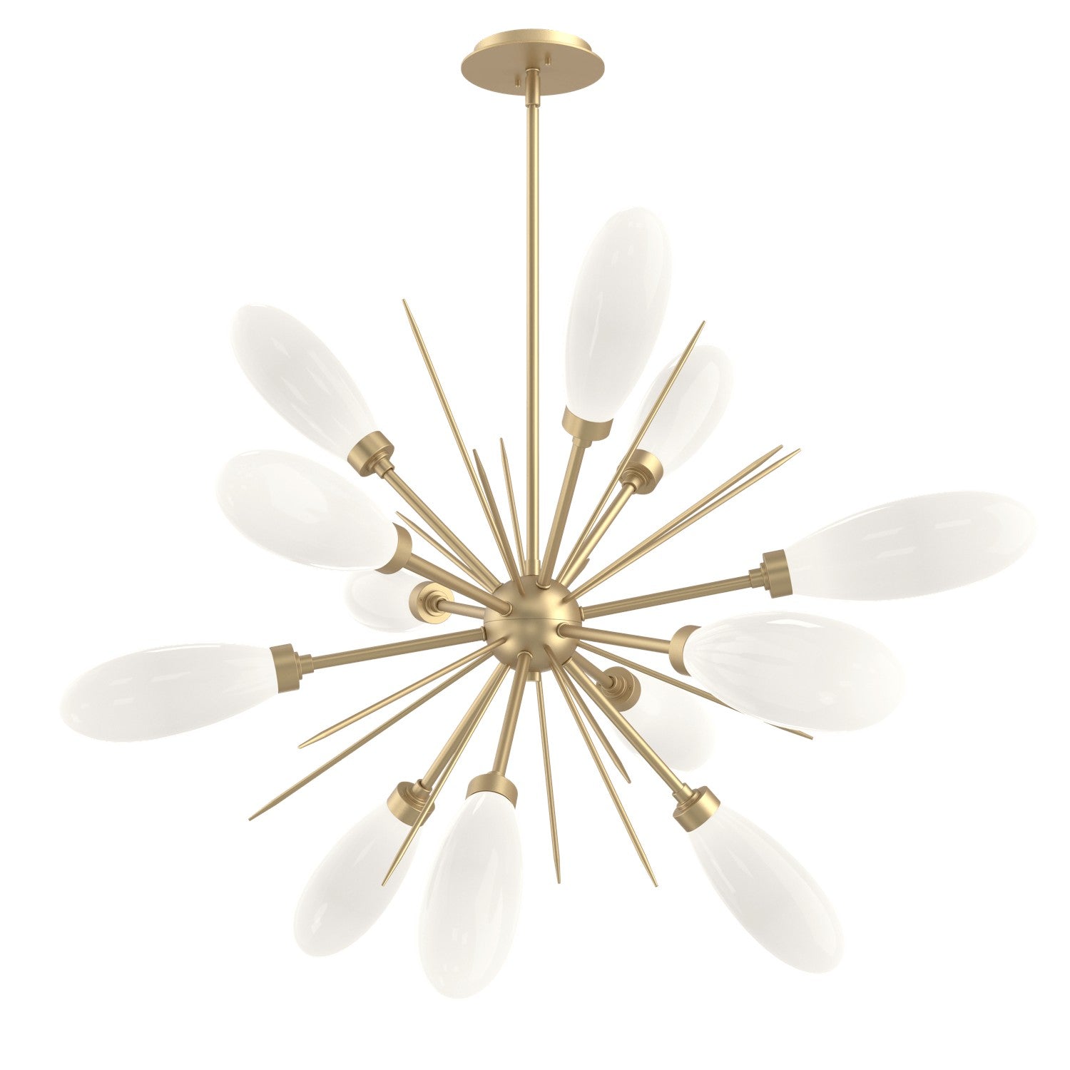 Hammerton Studio - CHB0071-0A-GB-WL-001-L3 - LED Chandelier - Fiori - Gilded Brass