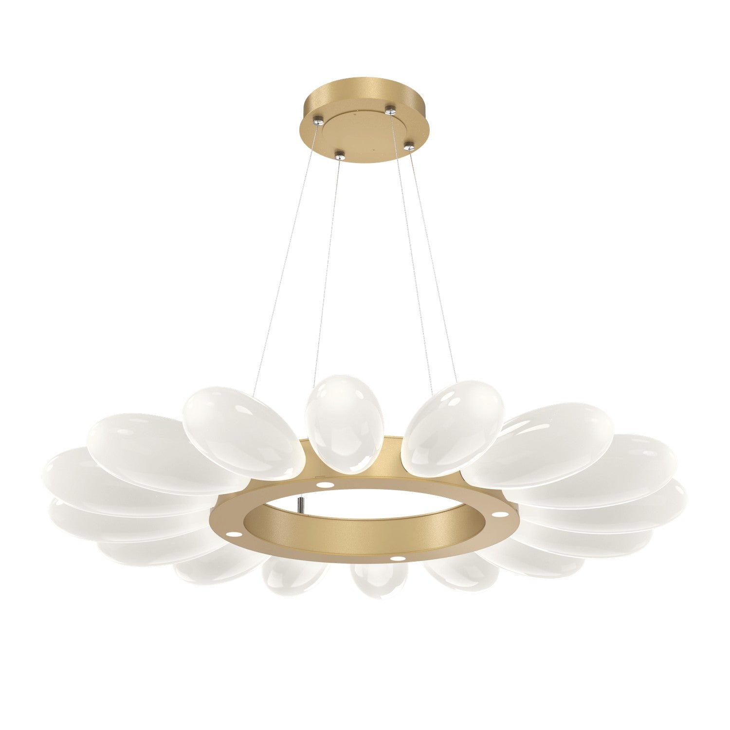 Hammerton Studio - CHB0071-39-GB-WL-CA1-L3 - LED Chandelier - Fiori - Gilded Brass