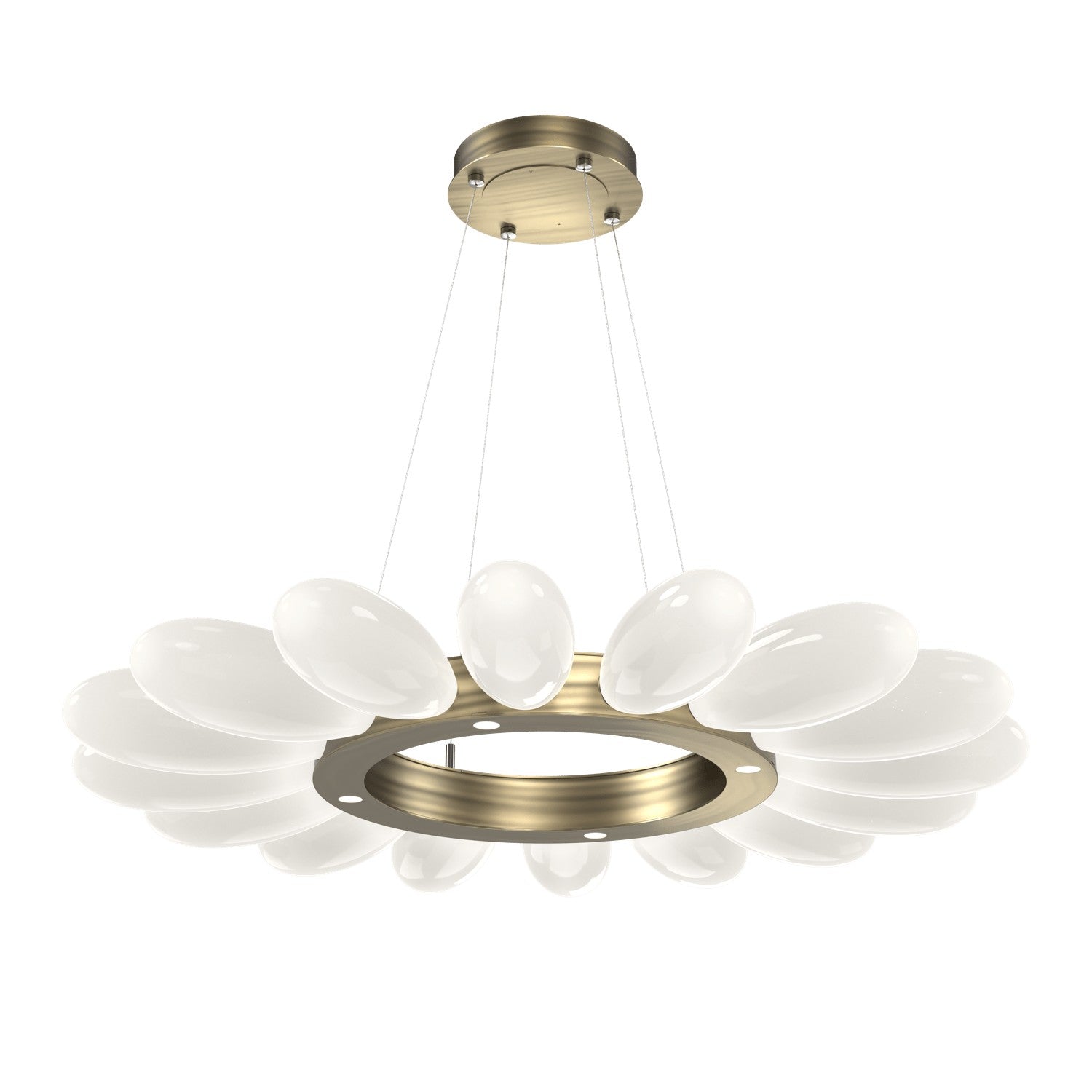 Hammerton Studio - CHB0071-39-HB-WL-CA1-L3 - LED Chandelier - Fiori - Heritage Brass