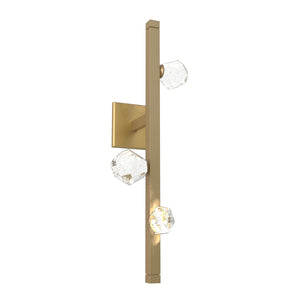 Hammerton Studio - IDB0070-24-GB-CZ-L3 - LED Wall Sconce - Stella - Gilded Brass