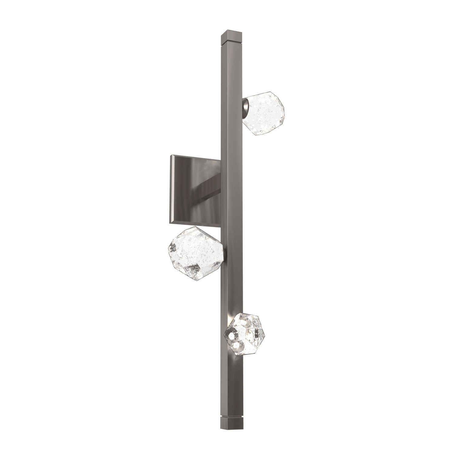 Hammerton Studio - IDB0070-24-GM-CZ-L3 - LED Wall Sconce - Stella - Gunmetal