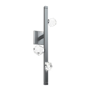 Hammerton Studio - IDB0070-24-SN-CZ-L3 - LED Wall Sconce - Stella - Satin Nickel