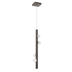 Hammerton Studio - LAB0070-01-FB-CZ-CA1-L3 - LED Pendant - Stella - Flat Bronze