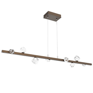 Hammerton Studio - PLB0070-54-FB-CZ-CA1-L3 - LED Linear Suspension - Stella - Flat Bronze