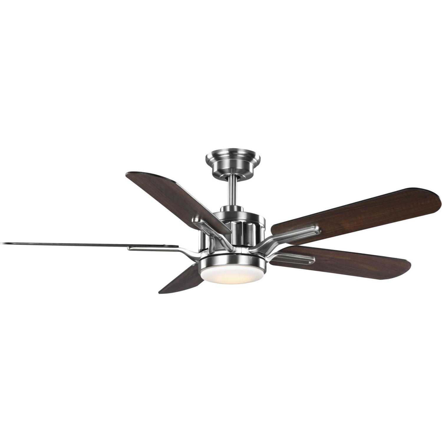 Progress Lighting - P250007-009-30 - 54"Ceiling Fan - Claret - Brushed Nickel