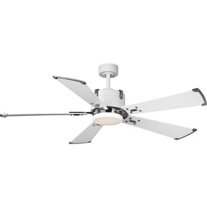 Progress Lighting - P250021-028-30 - 56"Ceiling Fan - Glenfalls - Satin White