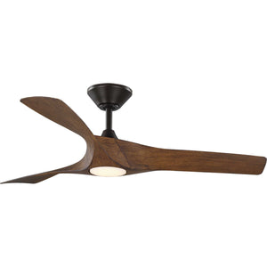 Progress Lighting - P250060-179-30 - 52"Ceiling Fan - Ryne - Koa Woodgrain with Bronze Accents