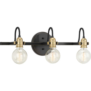 Progress Lighting - P300191-020 - Three Light Bath Bracket - Axle - Antique Bronze