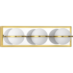 Progress Lighting - P300312-012-30 - LED Bath Bracket - Pearl Led - Satin Brass