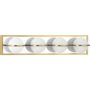 Progress Lighting - P300313-012-30 - LED Bath Bracket - Pearl Led - Satin Brass