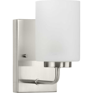 Progress Lighting - P300327-009 - One Light Bath Bracket - Merry - Brushed Nickel