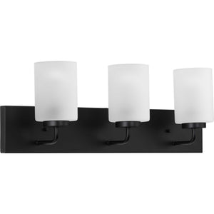 Progress Lighting - P300329-031 - Three Light Bath Bracket - Merry - Matte Black