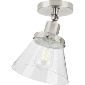 Progress Lighting - P350198-009 - One Light Flush Mount - Hinton - Brushed Nickel