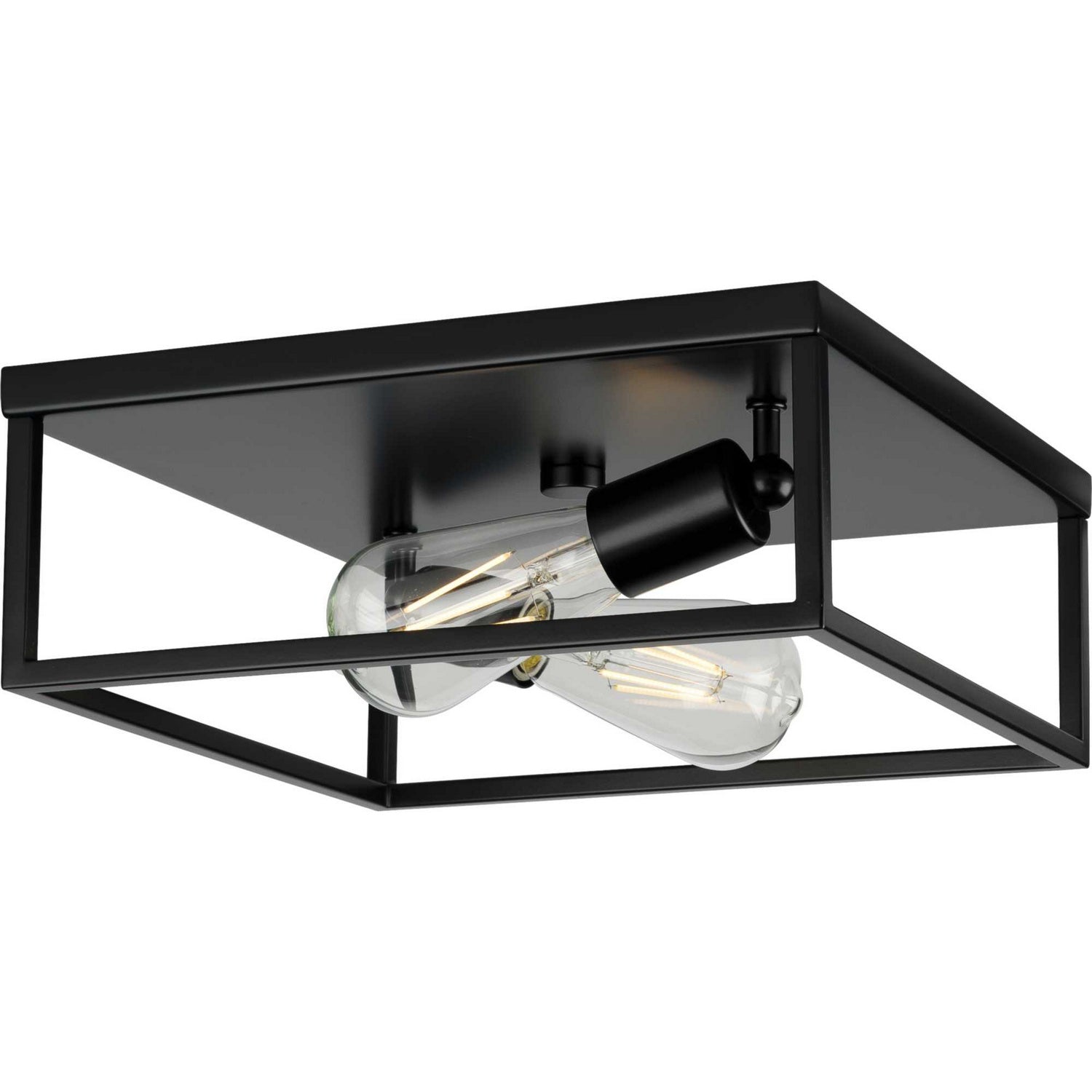 Progress Lighting - P350200-031 - Two Light Flush Mount - Perimeter - Matte Black