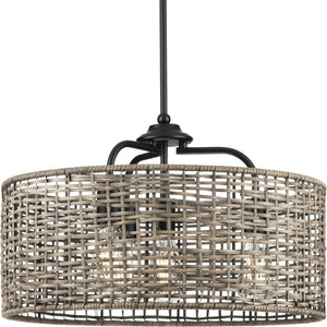 Progress Lighting - P500308-031 - Four Light Pendant - Lavelle - Matte Black