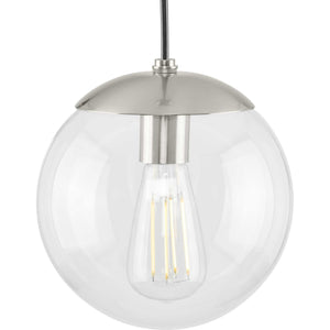 Progress Lighting - P500309-009 - One Light Pendant - Atwell - Brushed Nickel