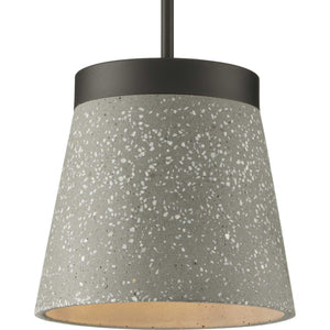 Progress Lighting - P500313-143 - One Light Pendant - Terrazzo - Graphite