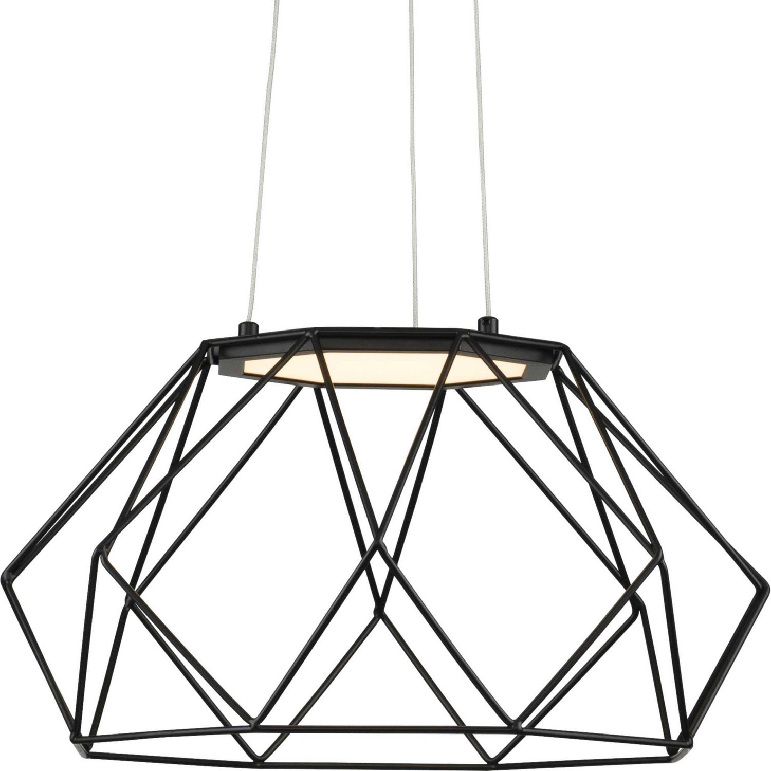 Progress Lighting - P500319-031-30 - LED Pendant - Geodesic Led - Matte Black