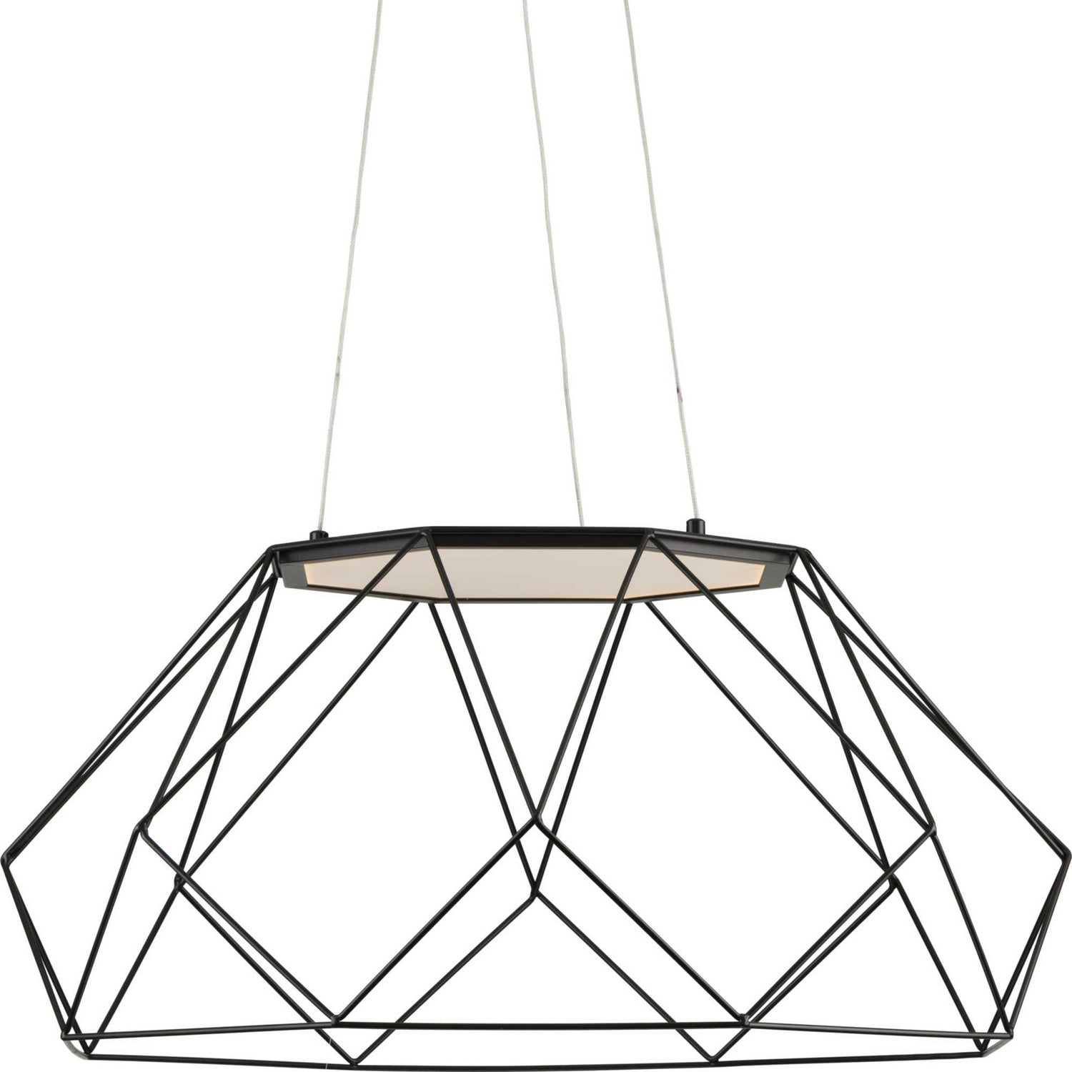 Progress Lighting - P500320-031-30 - LED Pendant - Geodesic Led - Matte Black