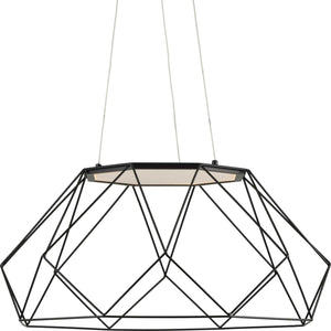 Progress Lighting - P500320-031-30 - LED Pendant - Geodesic Led - Matte Black