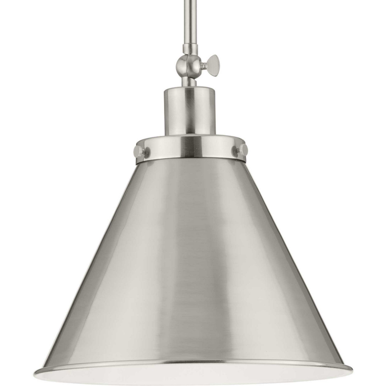 Progress Lighting - P500325-009 - One Light Pendant - Hinton - Brushed Nickel