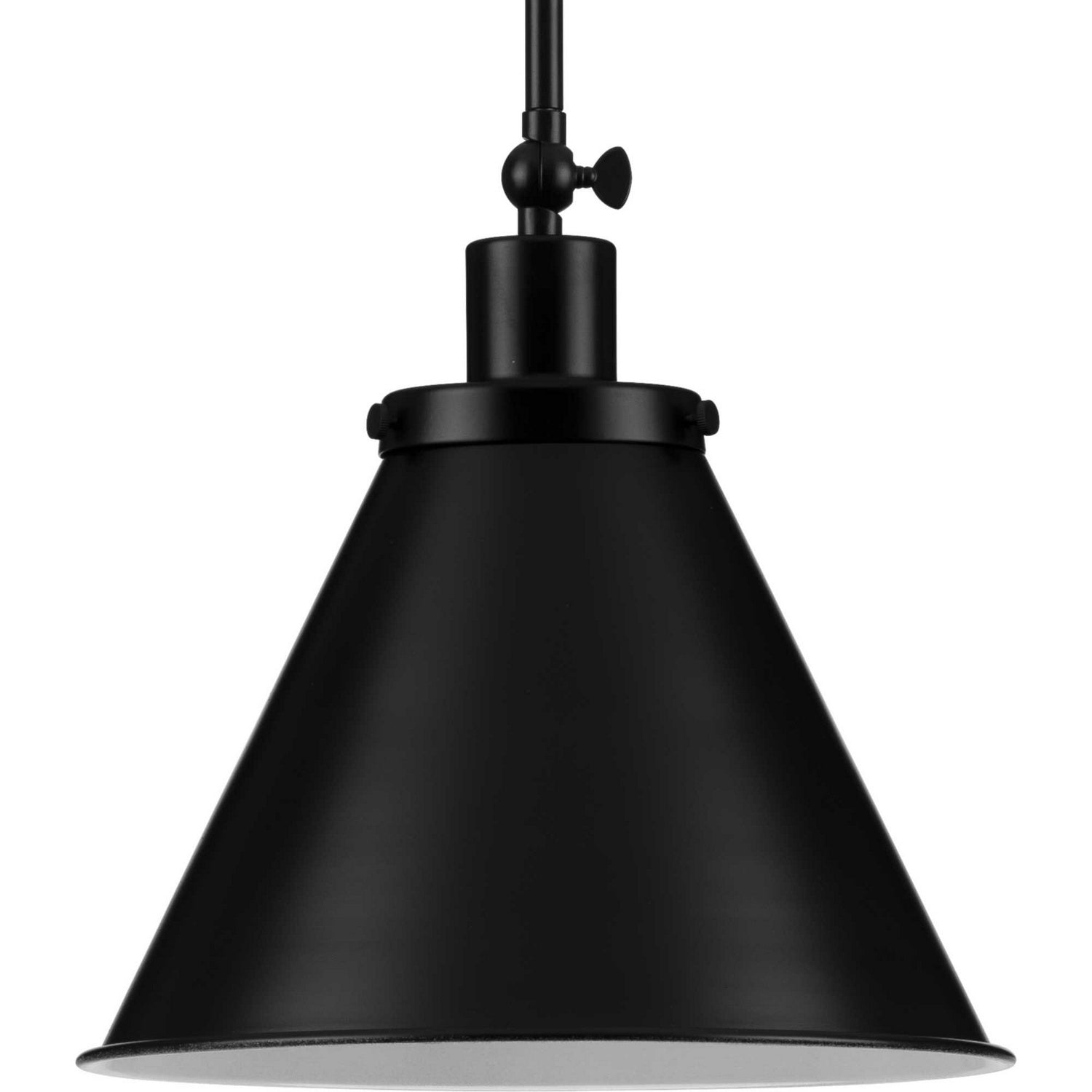 Progress Lighting - P500325-031 - One Light Pendant - Hinton - Matte Black