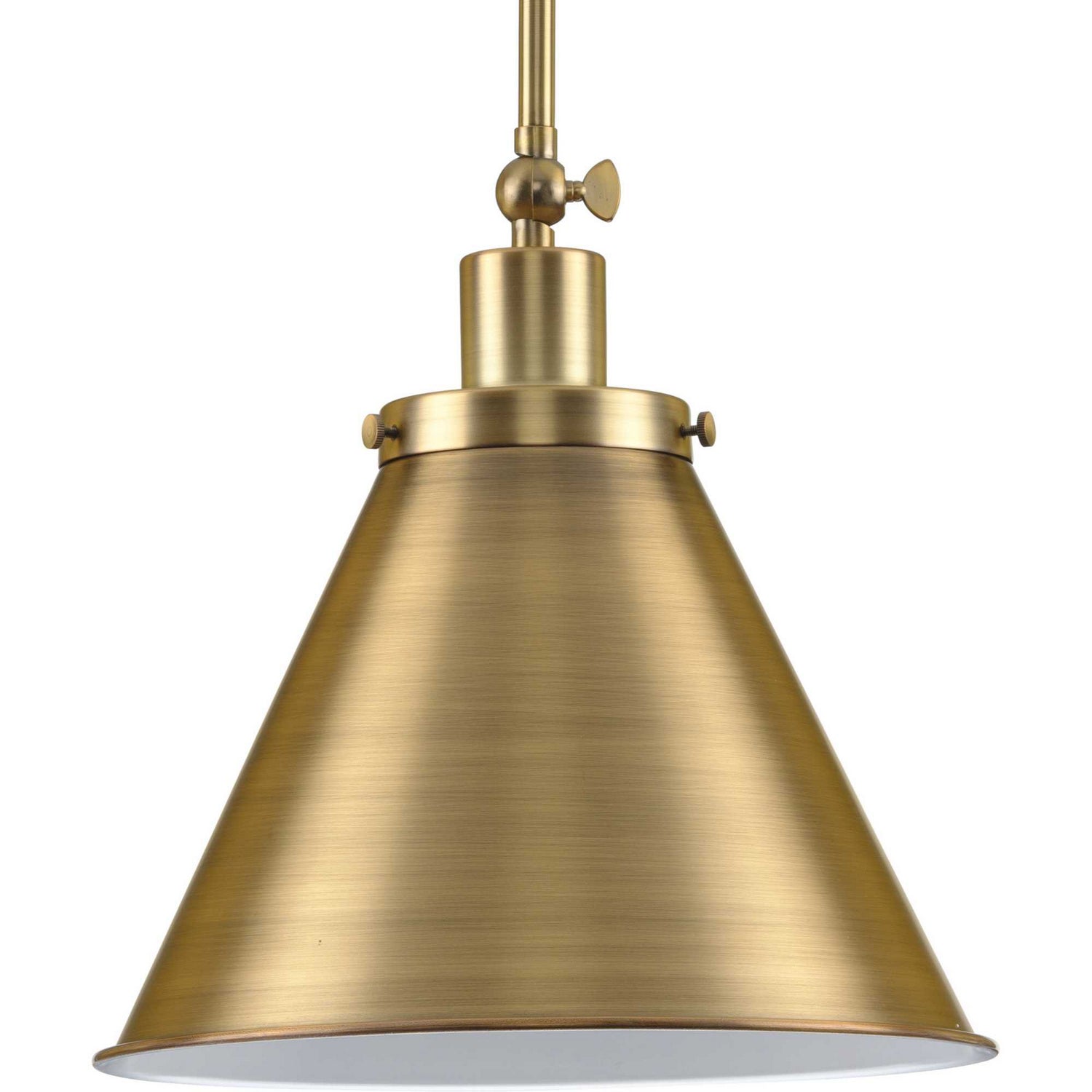 Progress Lighting - P500325-163 - One Light Pendant - Hinton - Vintage Brass