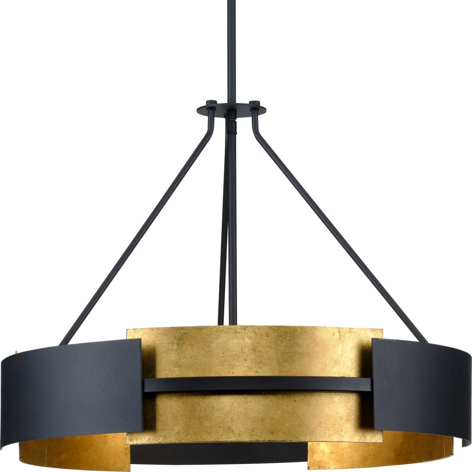 Progress Lighting - P500330-031 - Five Light Pendant - Lowery - Textured Black