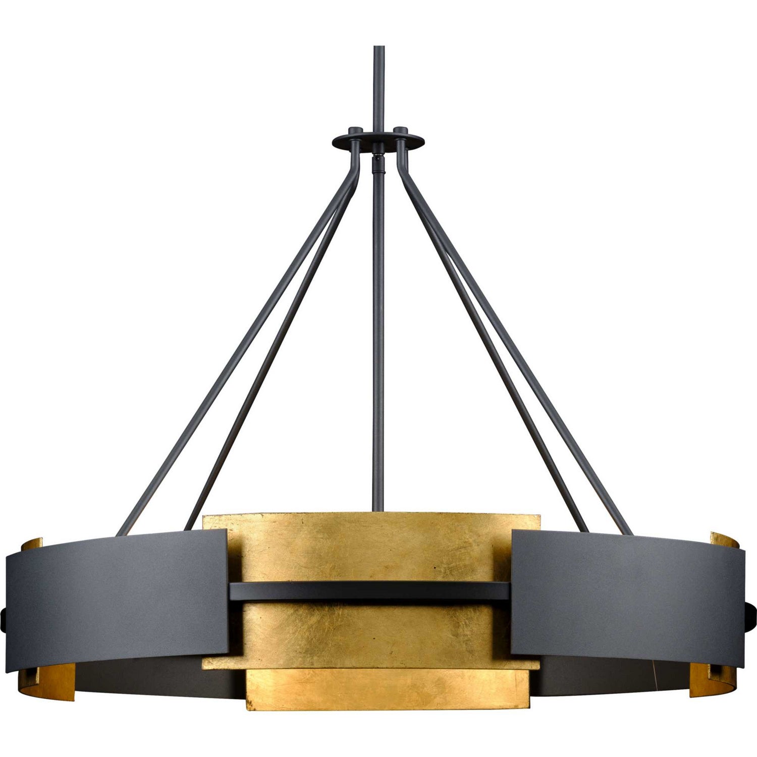 Progress Lighting - P500331-031 - Six Light Pendant - Lowery - Textured Black