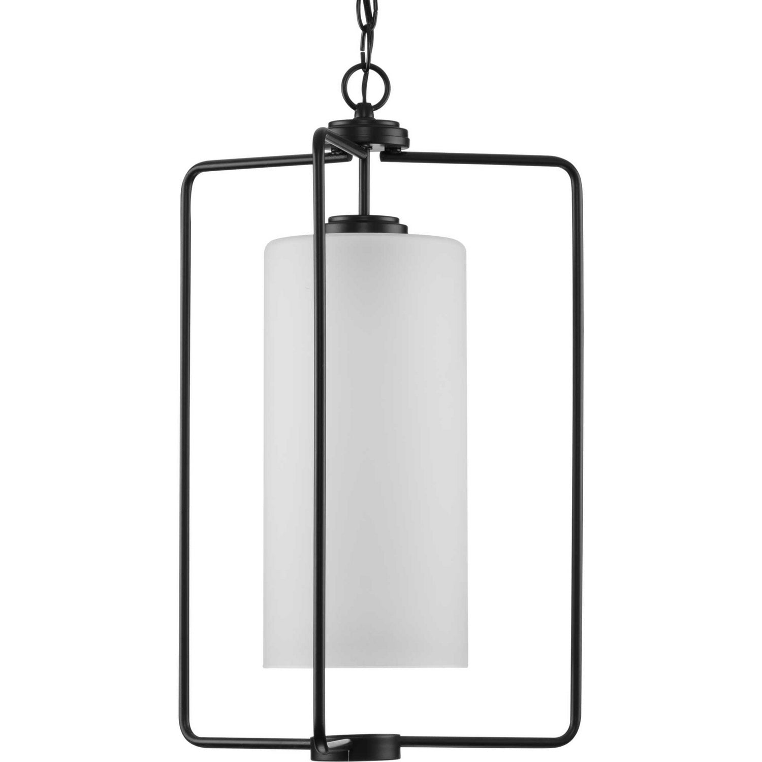 Progress Lighting - P500333-031 - One Light Foyer Pendant - Merry - Matte Black