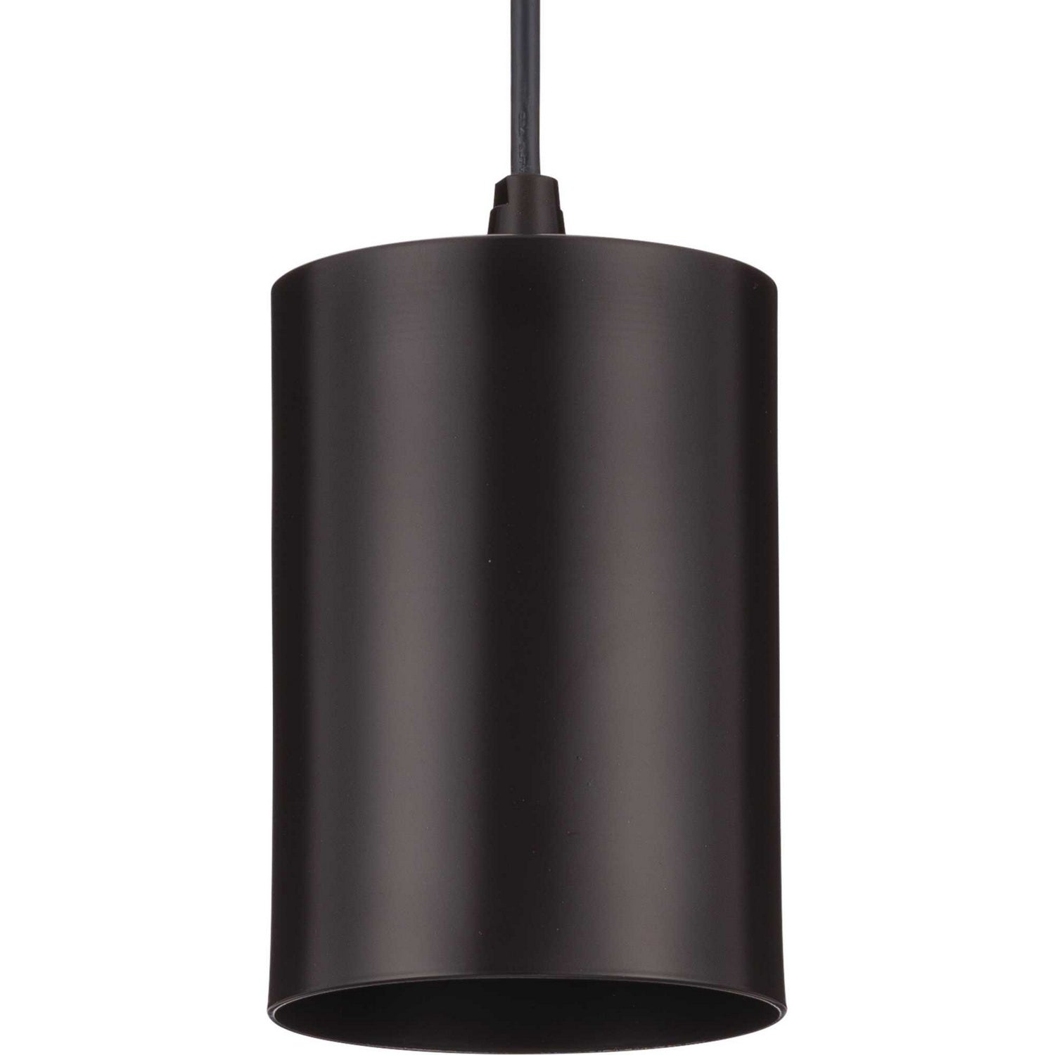 Progress Lighting - P500355-020 - One Light Pendant - 5In Cyl Rnds - Antique Bronze