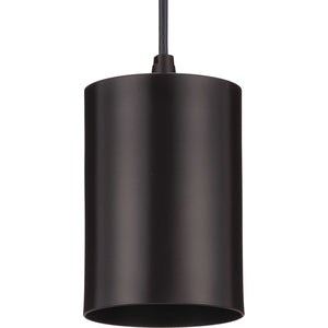 Progress Lighting - P500355-020 - One Light Pendant - 5In Cyl Rnds - Antique Bronze