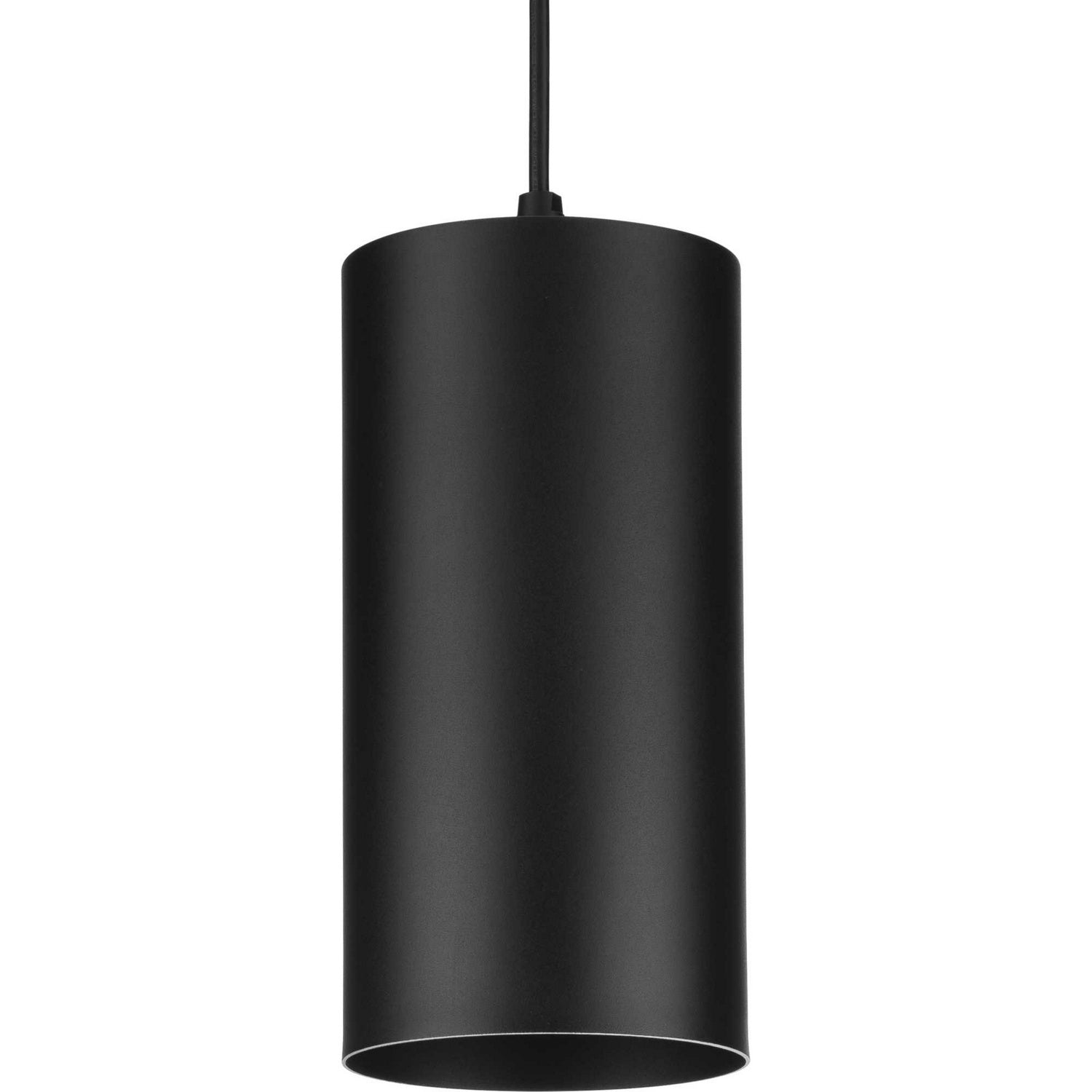 Progress Lighting - P500356-031 - One Light Pendant - 6In Cyl Rnds - Matte Black