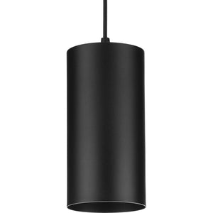 Progress Lighting - P500356-031 - One Light Pendant - 6In Cyl Rnds - Matte Black