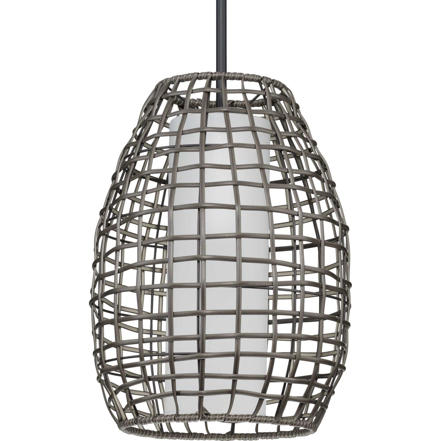 Progress Lighting - P550083-031 - One Light Hanging Lantern - Pawley - Matte Black