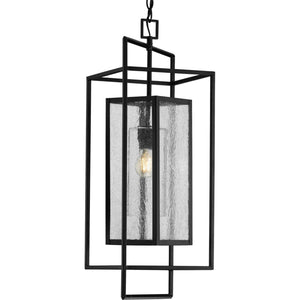 Progress Lighting - P550089-031 - One Light Hanging Lantern - Navarre - Matte Black