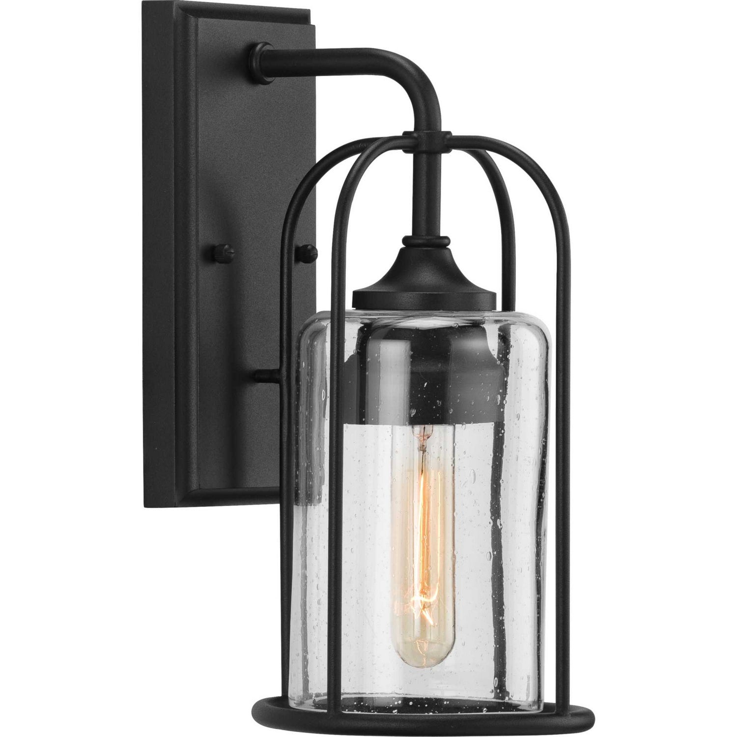 Progress Lighting - P560255-031 - One Light Wall Lantern - Watch Hill - Textured Black