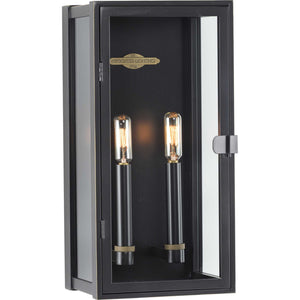 Progress Lighting - P560268-108 - Two Light Wall Lantern - Stature - Oil Rubbed Bronze